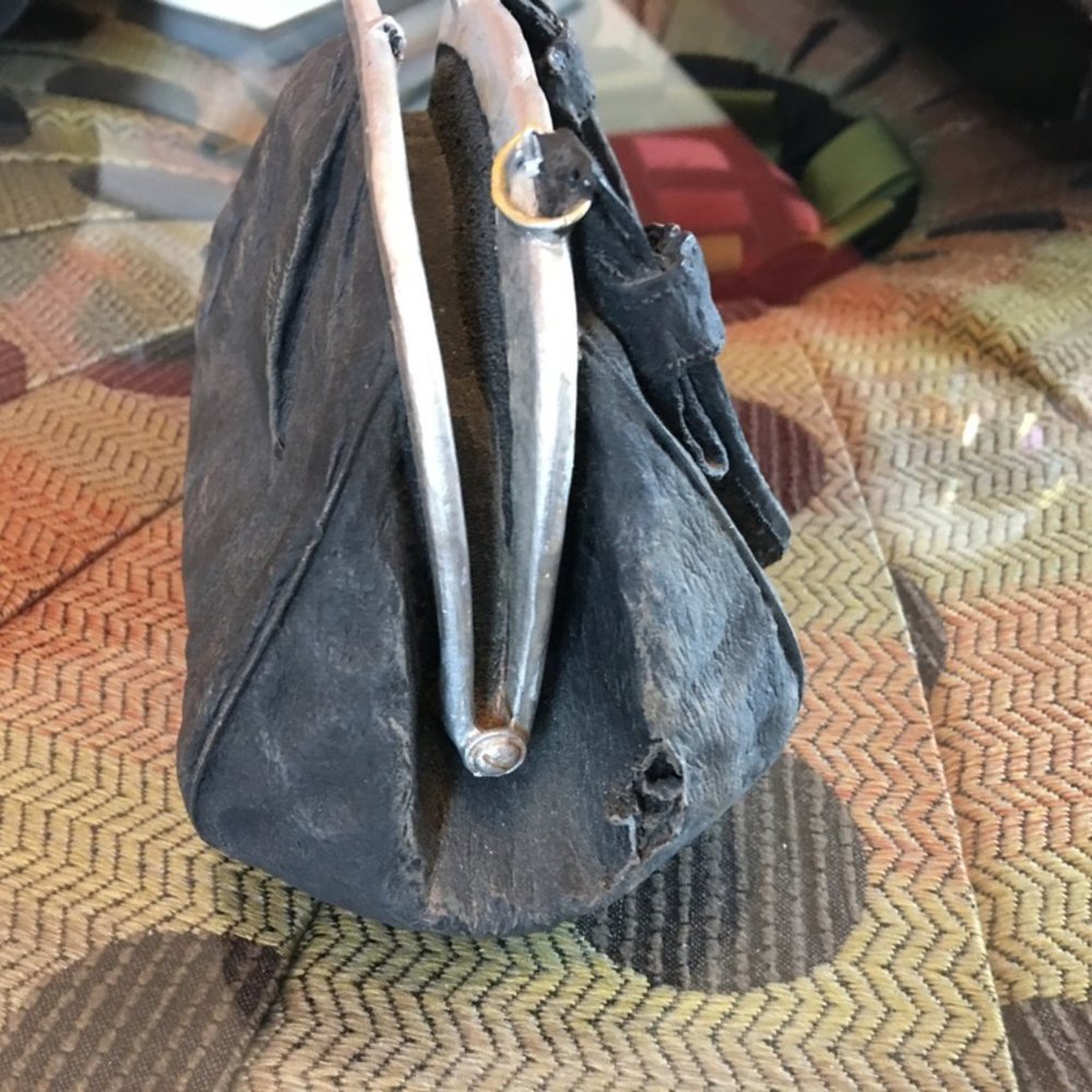 PRICE IS FIRM!  TABLETOP Black Purse Decoration/Paperweight